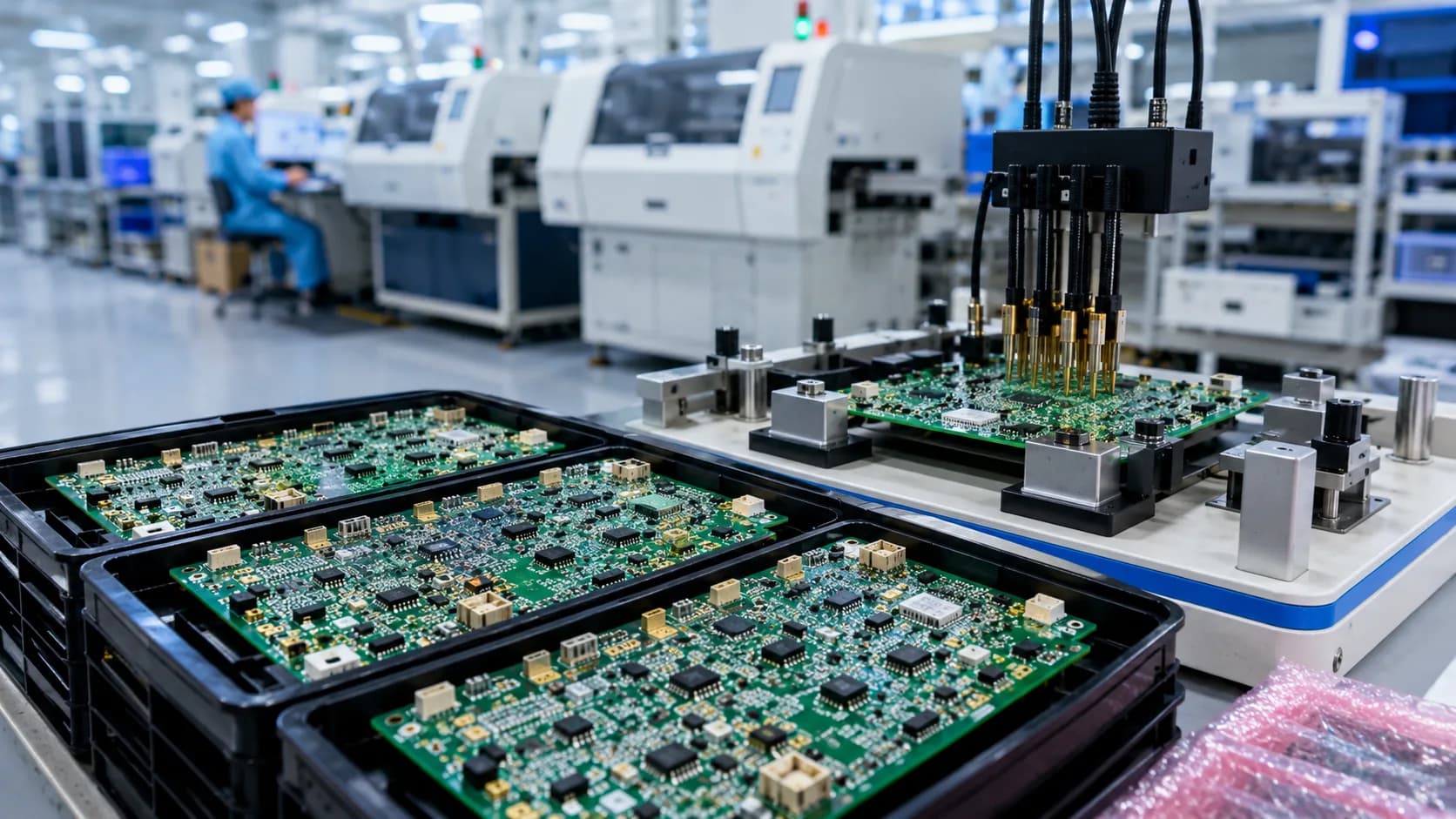 Turnkey PCBA workflow from assembly to testing and finished board delivery