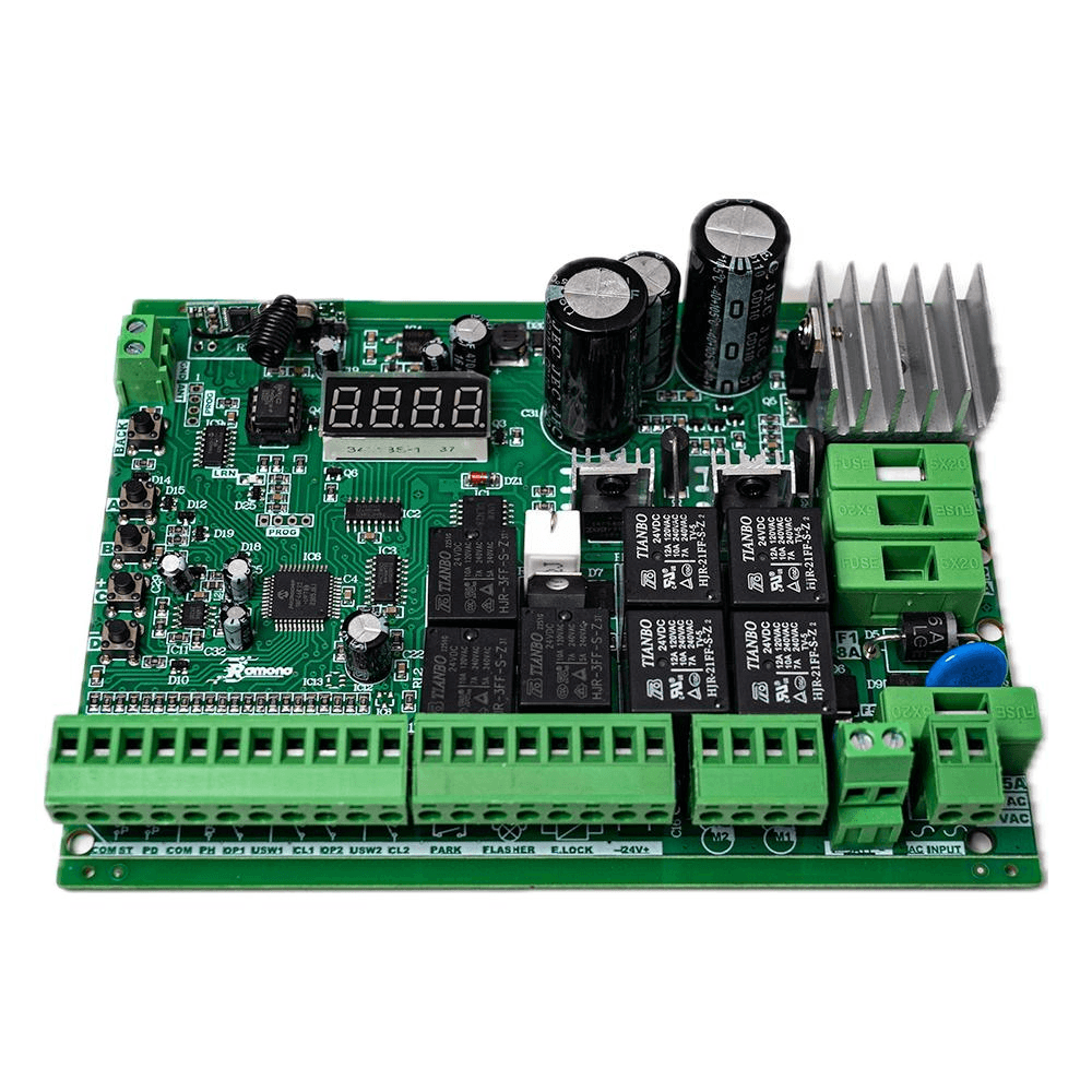 Multi-relay terminal assembly with populated circuit-board components, photograph 20