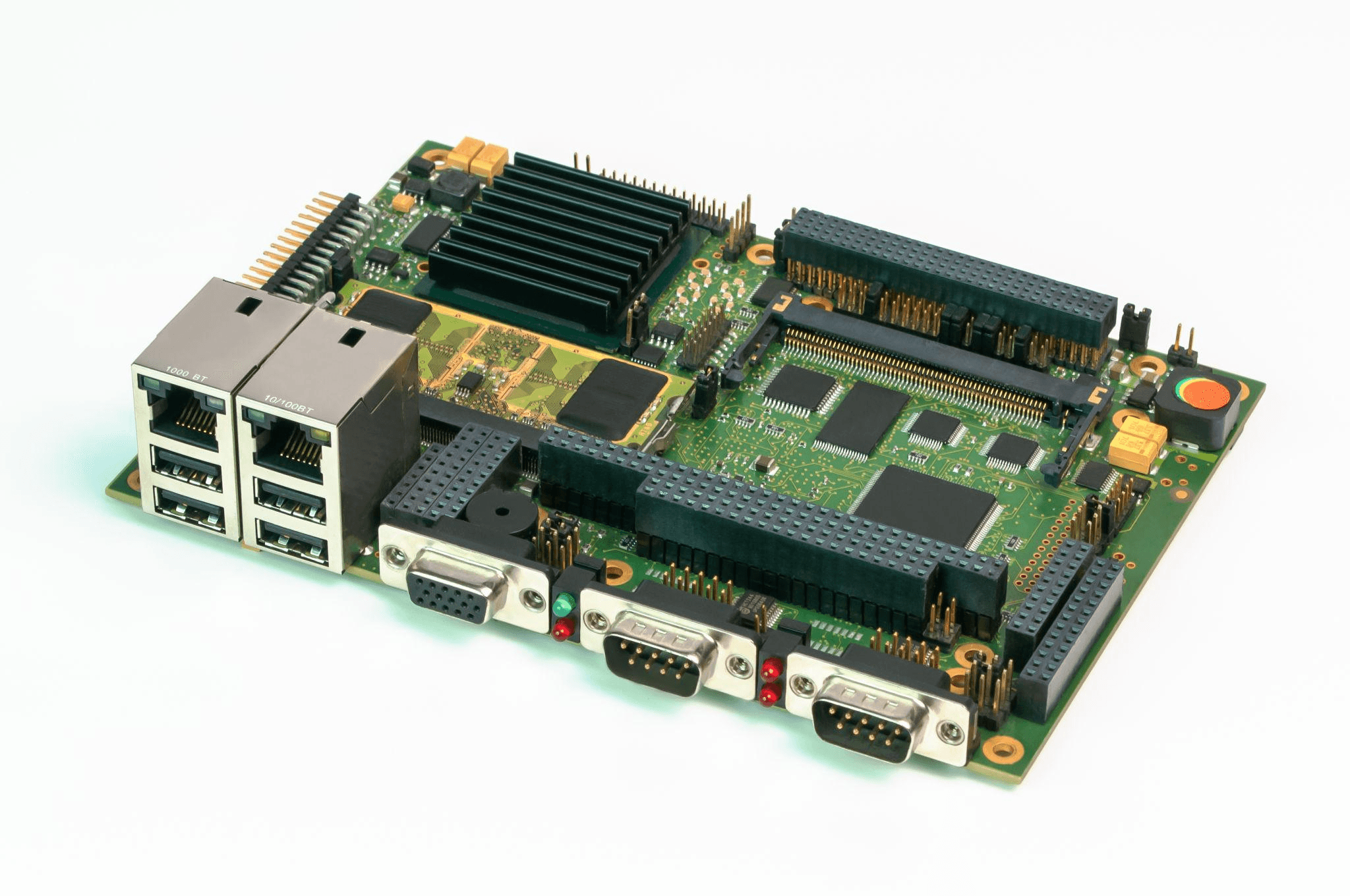 Multi-port carrier assembly with populated circuit-board components, photograph 26