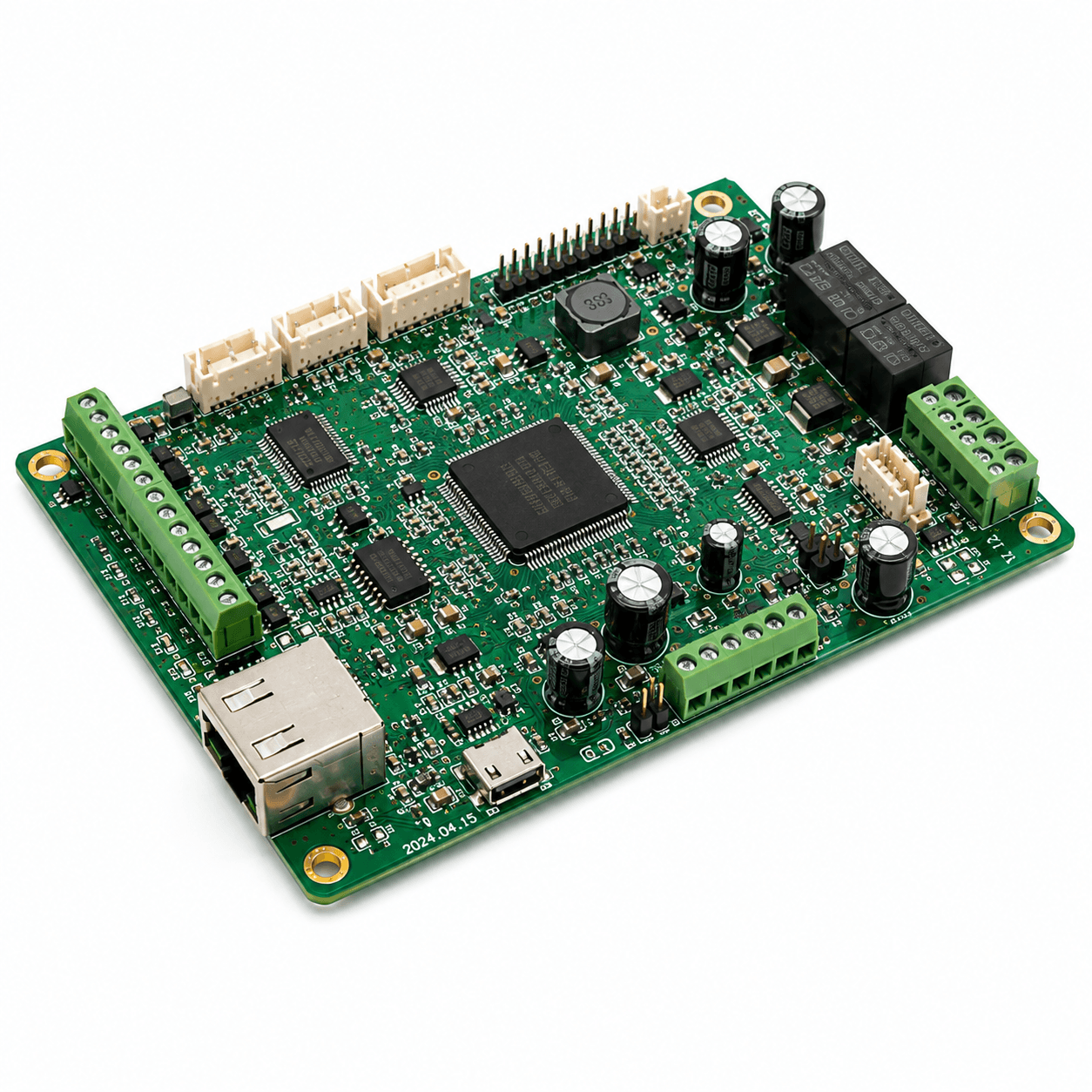 Relay & interface assembly with populated circuit-board components, photograph 30