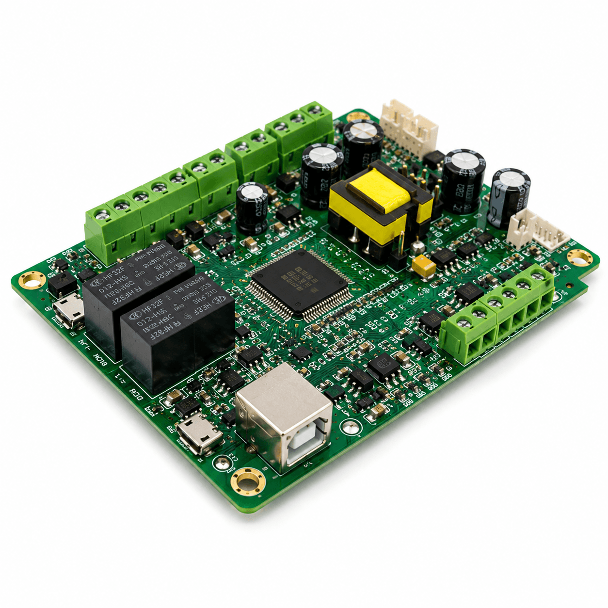 Transformer & relay assembly with populated circuit-board components, photograph 36