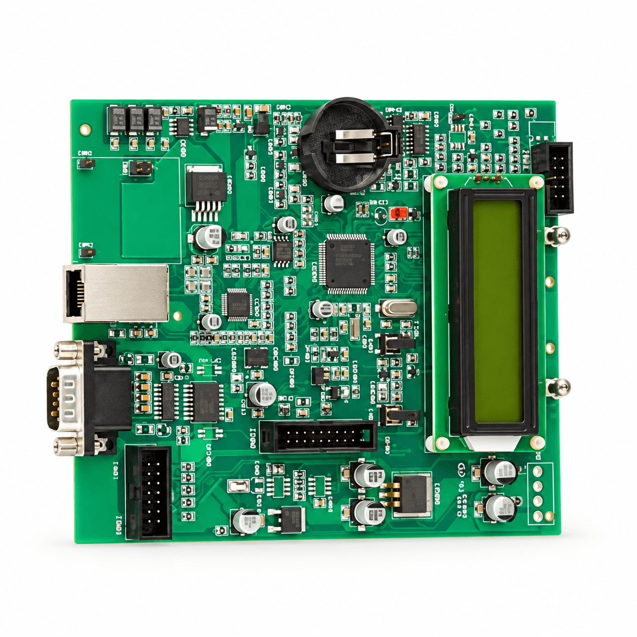 Display & interface assembly with populated circuit-board components, photograph 40